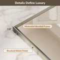 Bathroom Vanity Mirror with Aluminum Frame and Tempered Glass