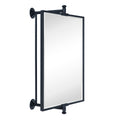 Corrente Pivot-N-View Squared Cornered Rectangle Mirror for Window Bathroom Vanity