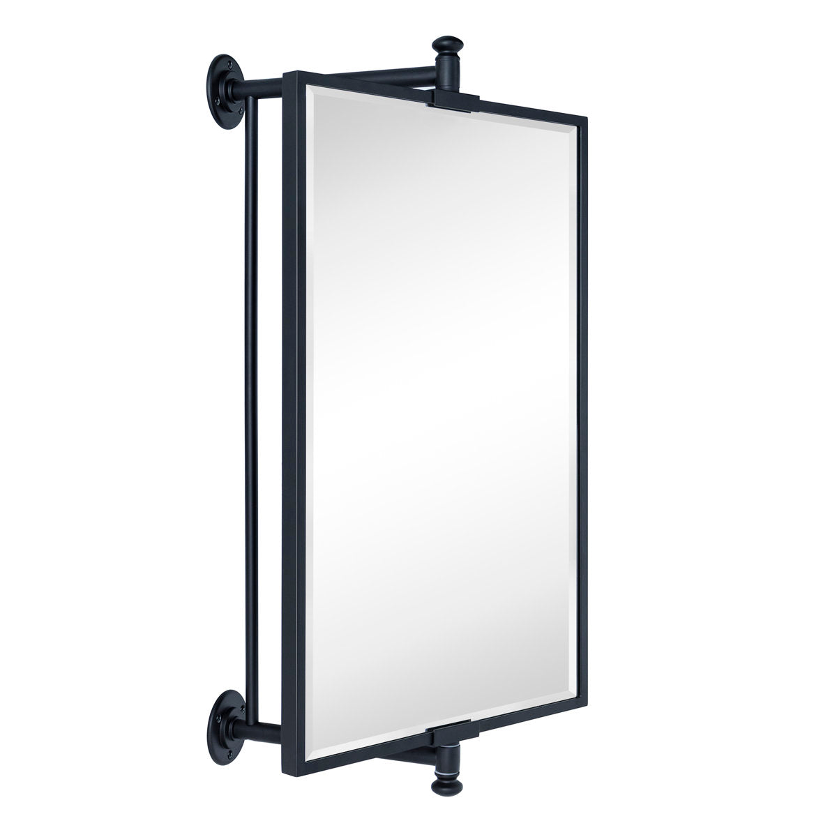 Corrente Pivot-N-View Squared Cornered Rectangle Mirror for Window Bathroom Vanity