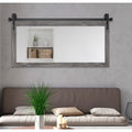 Lanphear Engineered Wood Flat Wall Mirror
