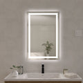 Swarm 24 in. W x 36 in. H Rectangular Frameless LED Wall Bathroom Vanity Mirror